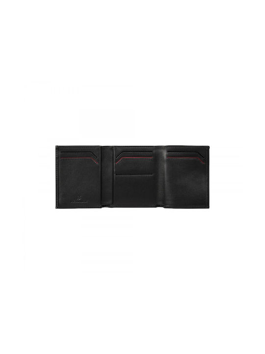 Victorinox Alox Men's Leather Card Wallet Black