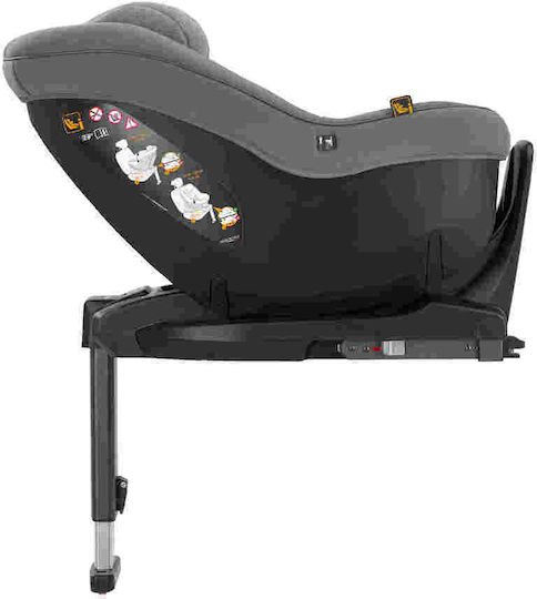 Inglesina Darwin Next Stage Καθισματάκι Αυτοκινήτου i-Size με Isofix Vulcan Black 0-18 kg