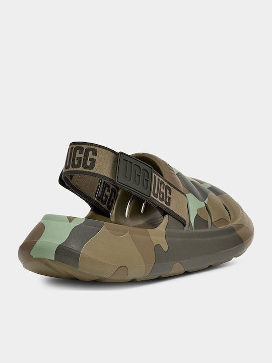 Sport Yeah Camopop Ανδρικά Σανδάλια σε Πράσινο Χρώμα