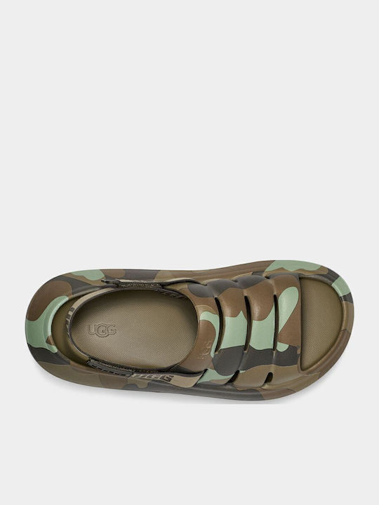Sport Yeah Camopop Ανδρικά Σανδάλια σε Πράσινο Χρώμα