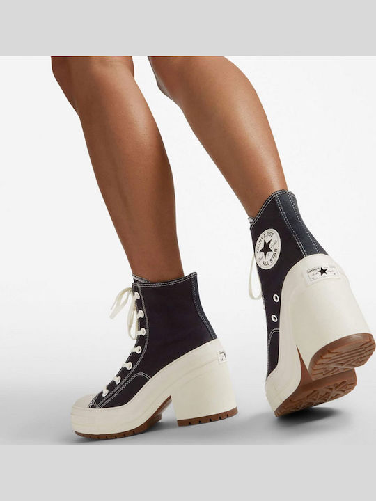 Chuck 70 De Luxe Heel Damen Stiefel Schwarz