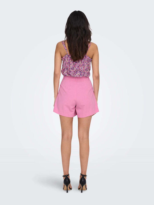 Only Women's High-waisted Shorts Pink