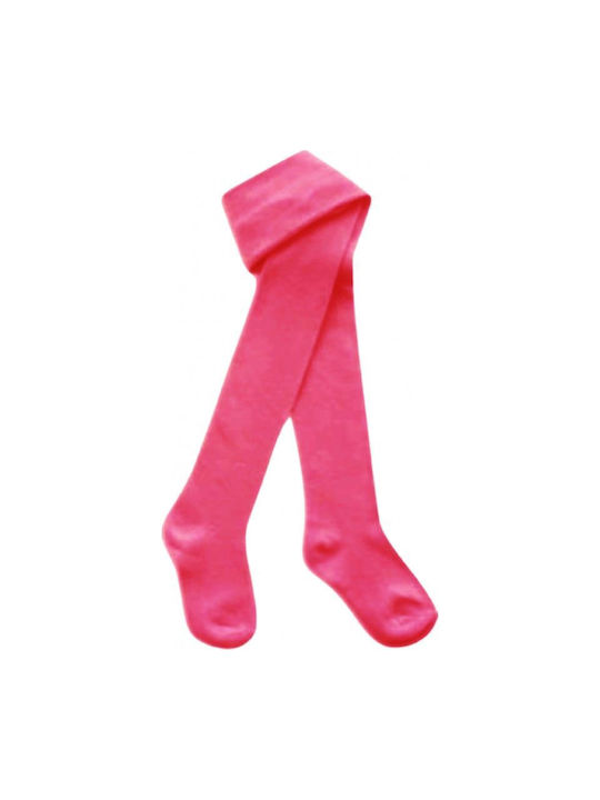 Solid Color Kids Tights in pink color