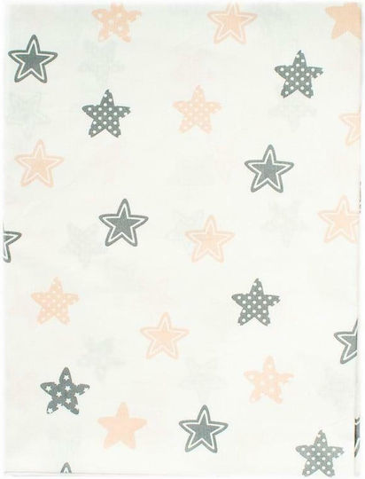 Dimcol Комплект чаршафи Единично Памучни Star 103 Сив 160x240см 3бр