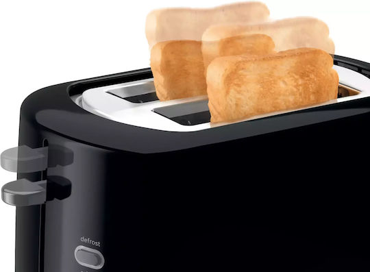 Bosch CompactClass Toaster 2 Schlitze 800W Schwarz