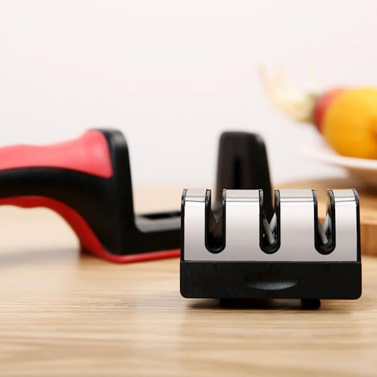 CX-165 Handheld Knife Sharpener with 4 Levels 20x5.5x4cm