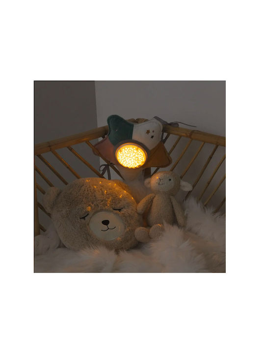 Atmosphera Led Kids Projector Lamp with Star Projection Multicolour 25x7x25εκ.