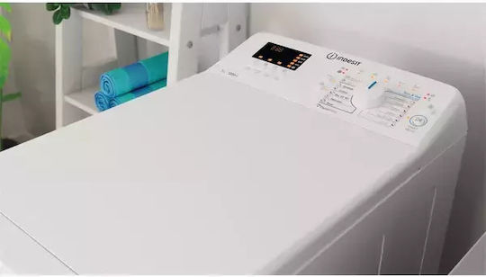 Indesit Πλυντήριο Ρούχων Άνω Φόρτωσης 7kg 1200 Στροφών Water Balance Plus BTW S72200