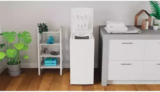 Indesit Πλυντήριο Ρούχων Άνω Φόρτωσης 7kg 1200 Στροφών Water Balance Plus BTW S72200