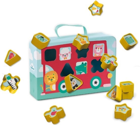 Ses Creative Formensortierspiel Shape Sorter Suitcase Bus für 12++ Monate