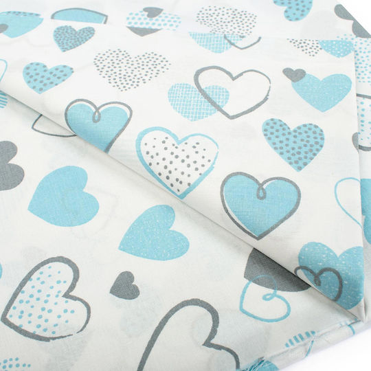 Dimcol Hearts Детски Плик за Завивка Единичен Памучен 08 160x240бр