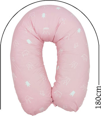 Baby Star Nursing & Pregnancy Pillow Pink 180cm