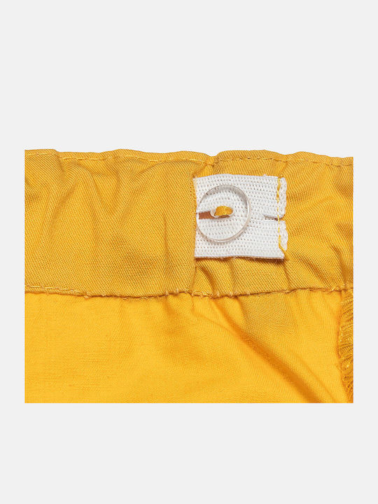Kids Clothing Set with Dungarees Summer 2 Pieces Yellow