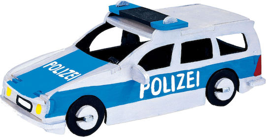 Pebaro Παιχνίδι Κατασκευών Ξύλινo Police Truck για Παιδιά 8+ Ετών