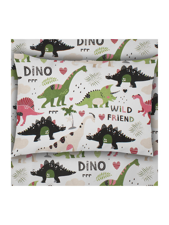 Dimcol Kids Cotton Pillowcase 50x70cm Multicolour