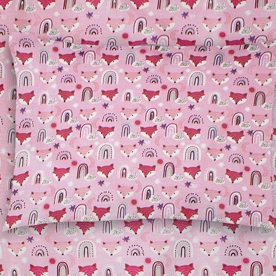Dimcol Baby Cotton Pillowcase Pink 35x45cm