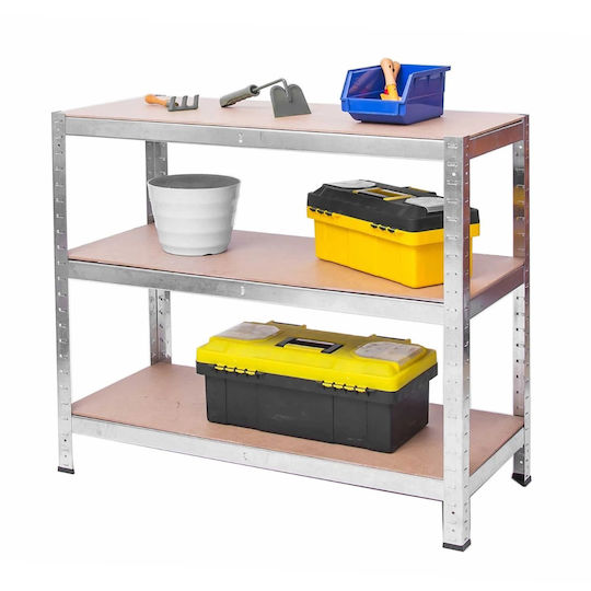 Humberg Dexion Regal Verzinkt 90x40x180cm mit 5 Regalen Gesamtbelastbarkeit 1325kg