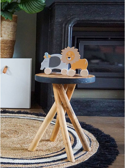 Tryco Pull-Along Toy Elephant made of Wood for 12++ Months