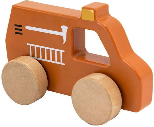 Tryco Wooden Fire Truck Vehicle for 3+ Months