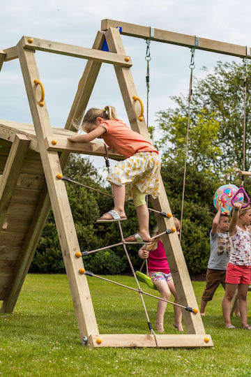 Showood Climbing Wall Extension with Ropes with Swing Multicolour for 3+ Years