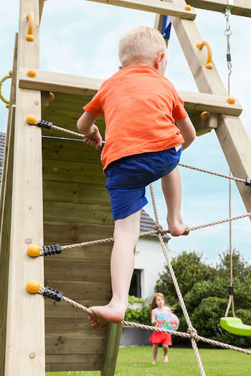 Showood Climbing Wall Extension with Ropes with Swing Multicolour for 3+ Years