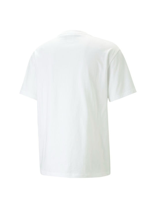 Puma Men's Short Sleeve T-shirt White