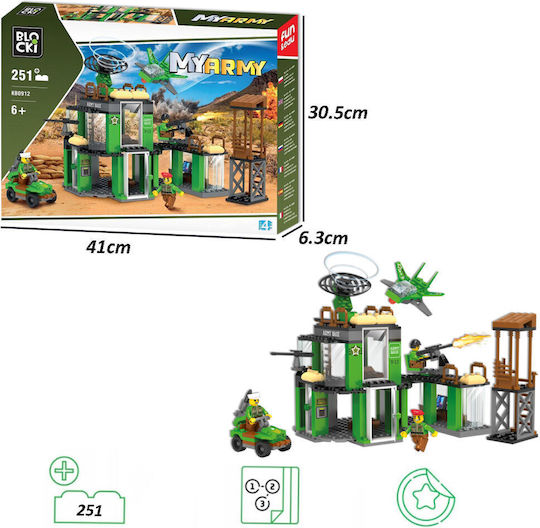 Blocki Building Blocks My Army for 6+ Years 251 Pieces