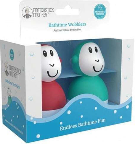 Matchstick Monkey Wobblers Παιχνίδι Μπάνιου Green & Red Ont για 12+ Μηνών