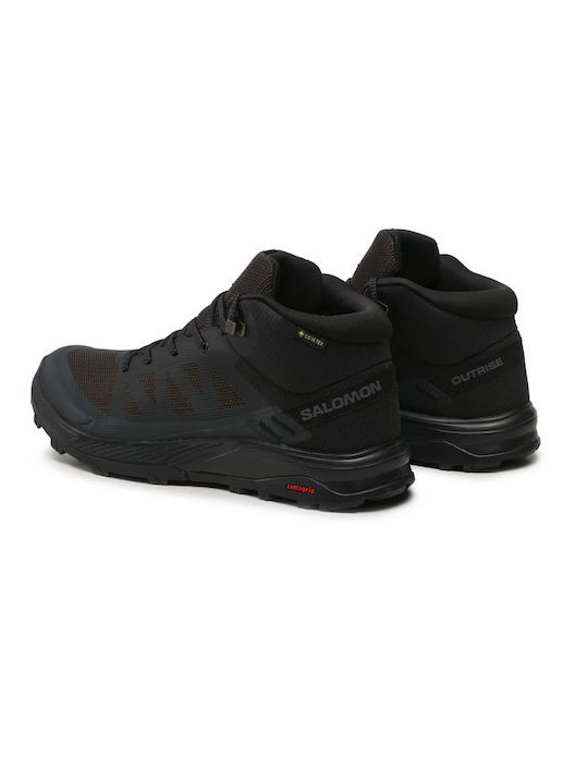 Salomon Outrise Wanderstiefel Wasserdicht mit Gore-Tex Membran Schwarz