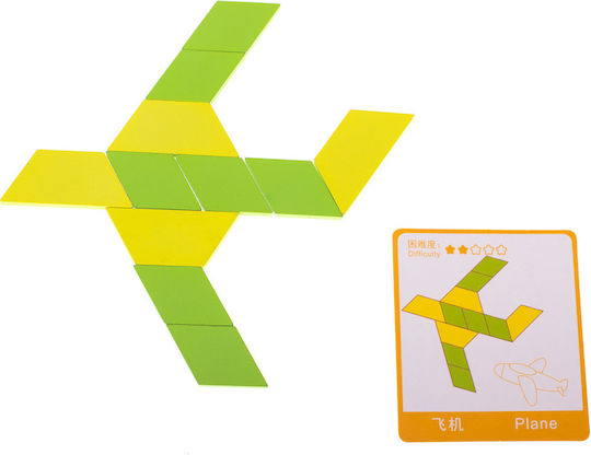 Plastic Construction Toy Pattern Blocks for Children 3+ years+ Years