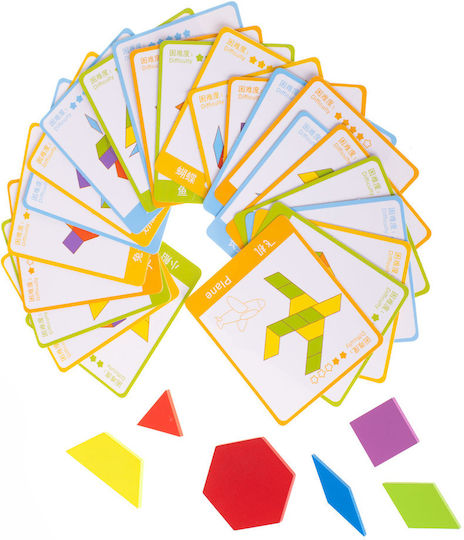 Plastic Construction Toy Pattern Blocks for Children 3+ years+ Years