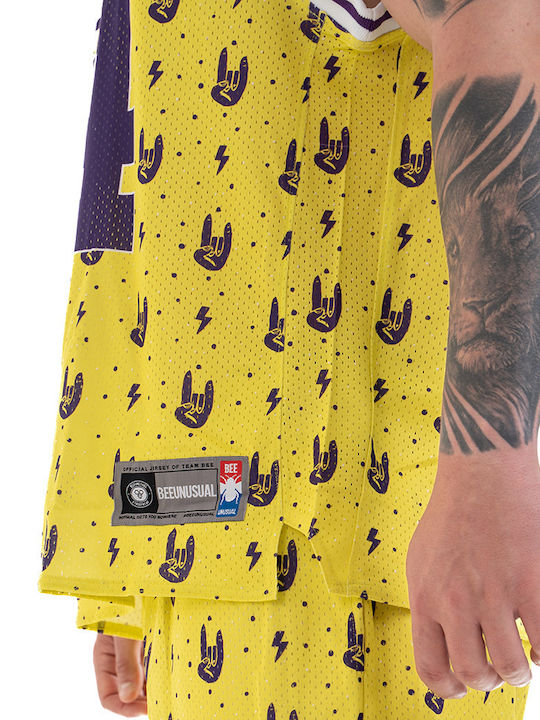 This Bee Is Always High Tricou Sport Galben