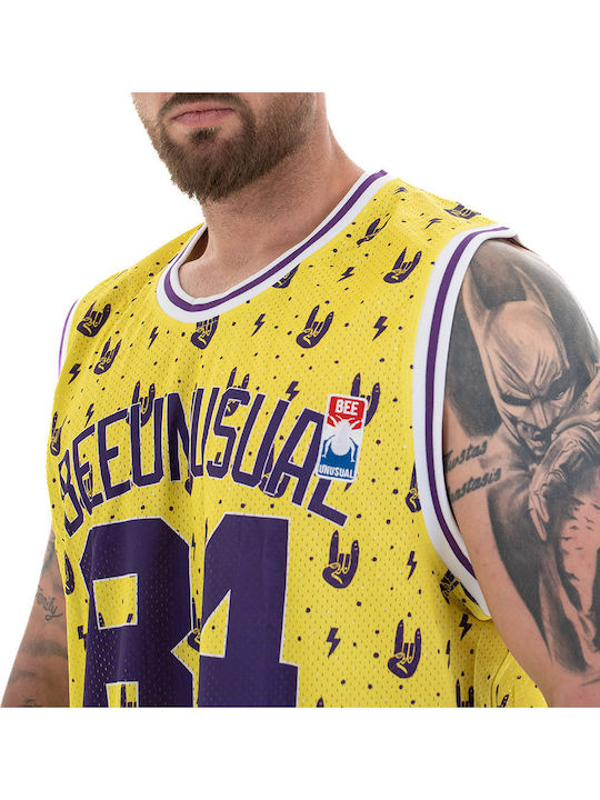 This Bee Is Always High Tricou Sport Galben