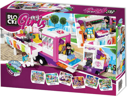 Blocki Building Blocks Mygirls Beauty Saloon for 6 Plus Years 373 Pieces
