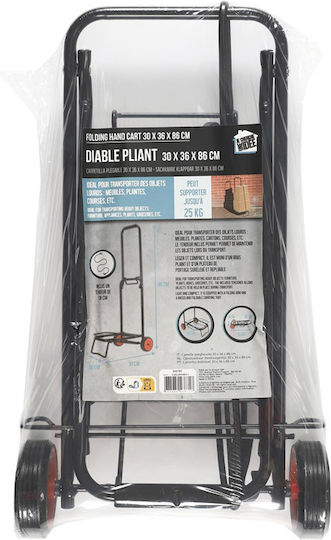 Je Cherche Une Idee Transport Trolley Foldable for Weight Load up to 25kg Black