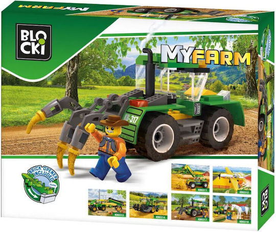 Blocki Τουβλάκια My Farm - Mini Tractor για 6+ Ετών 92τμχ