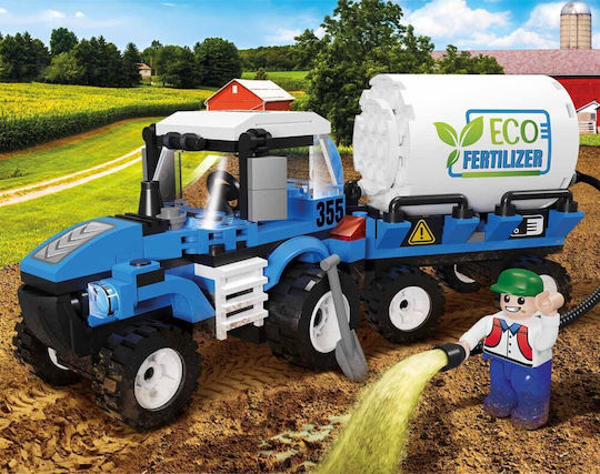 Blocki Bauklötze My Farm - Traktor Düngemittel für 6+ Jahre 180 Stück