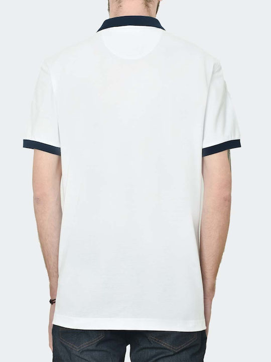 Polo Short Sleeve White Blouse 3PS1280 B00001