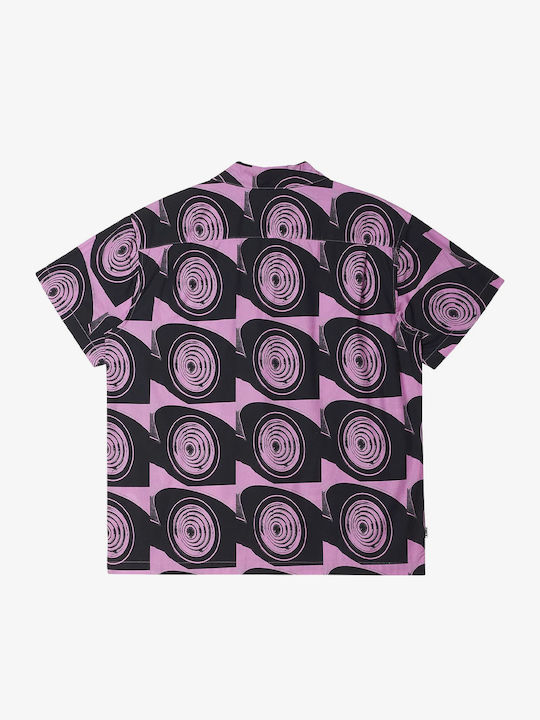 Lankershim Short-sleeved Cotton Shirt Wild Rose Multi