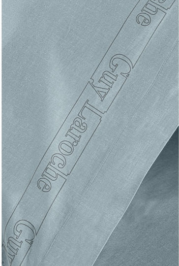 Guy Laroche Bettlaken für Einzelbett mit Gummiband 100x200+32cm. Color Plus Raf