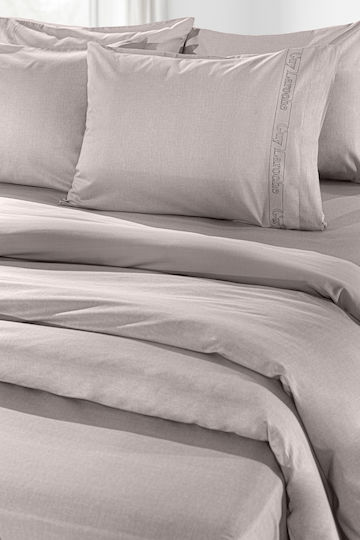 Guy Laroche for Single Bed 100x200+32cm with Elastic Color Plus Melanze