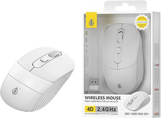Moveteck NG6046 Wireless Mouse White