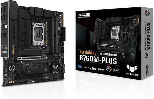Asus TUF Gaming B760M-PLUS Motherboard ATX with Intel 1700 Socket