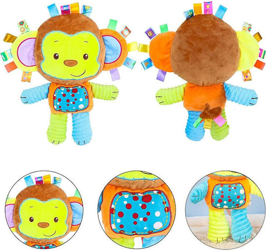 Taggies Animal made of Fabric with Sounds for 6++ Months Monkey