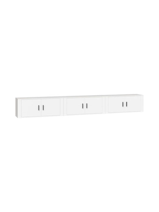 TV-Möbel Hölzernes Weiß L100xB34.5xH40cm