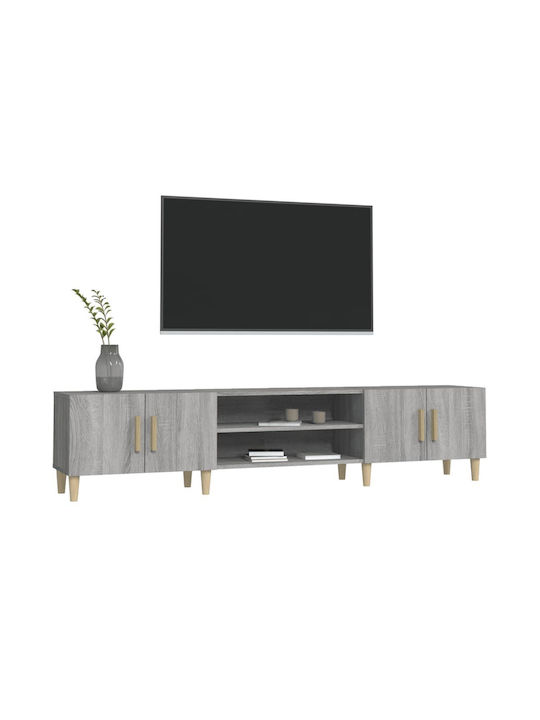 Έπιπλο Τηλεόρασης Γκρι Μ180xΠ31.5xΥ40cm