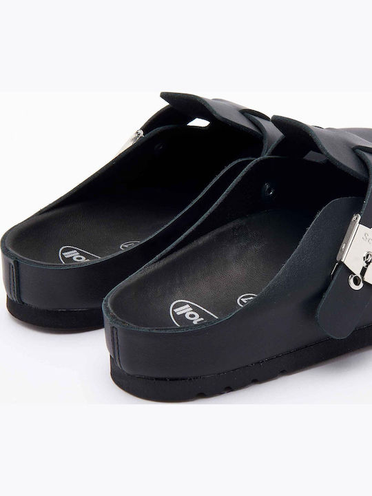 Scholl Tom Мъжки Анатомични Клоги Черни