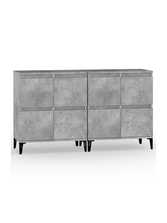 Wooden Buffet Gray L60xW35xH70cm