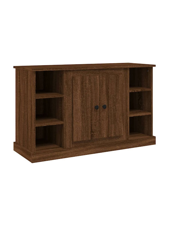 Sideboard Wooden Brown Oak 100x35.5x60cm