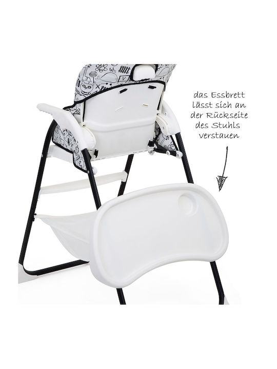 Joie Mimzy Foldable Baby Highchair 2 in 1 with Adjustable Height Alphabet